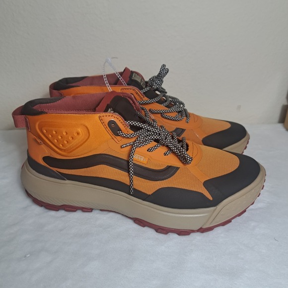 Vans MTE Crosspath Mid All-Terrain Shoes Marmalade Orange Men's Size 10‎